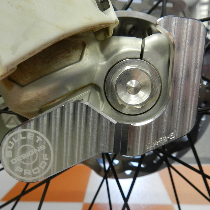BPD Fork Lug Guard - Silver | Sherco KYB Forks Stark Varg Billet Aluminium