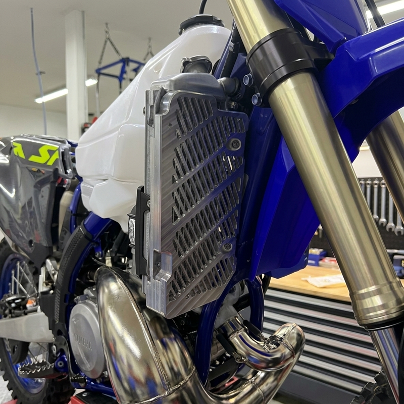 BPD Radiator Guards - Silver | Sherco Billet Aluminium Radiator Protection