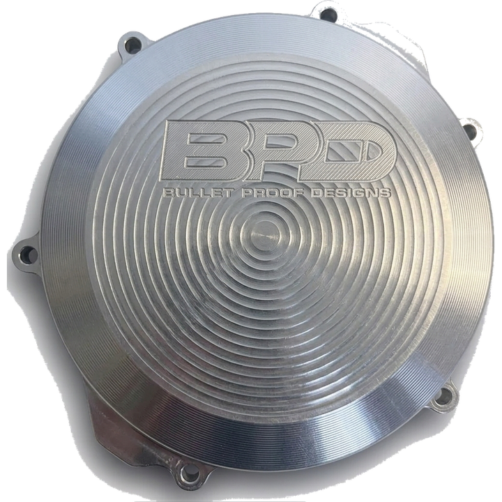 BPD Clutch Cover - Silver | Yamaha YZ250 Fantic XE 300 Billet Aluminium