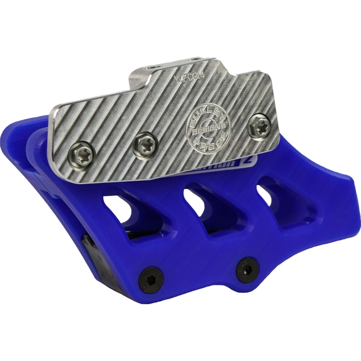 BPD Swingarm Guard - Silver | Yamaha Fantic Billet Aluminium Chain Guide Tab Protection