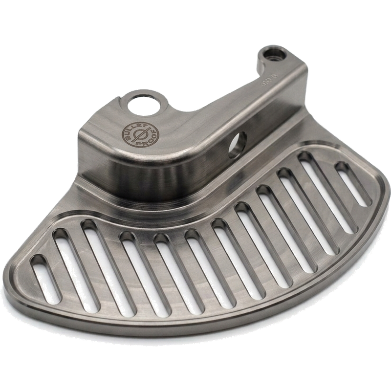 BPD Front Disc Guard Silver | Yamaha Fantic Billet Aluminium Rotor Protection