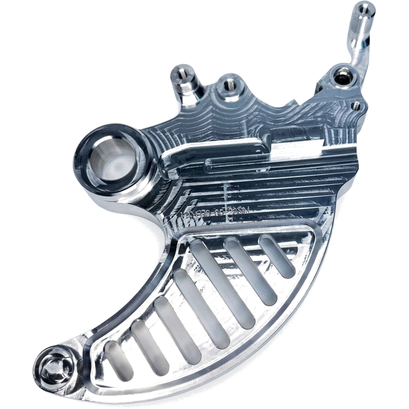 BPD Rear Disc Guard Silver | Yamaha Fantic Billet Aluminium Rotor Protection