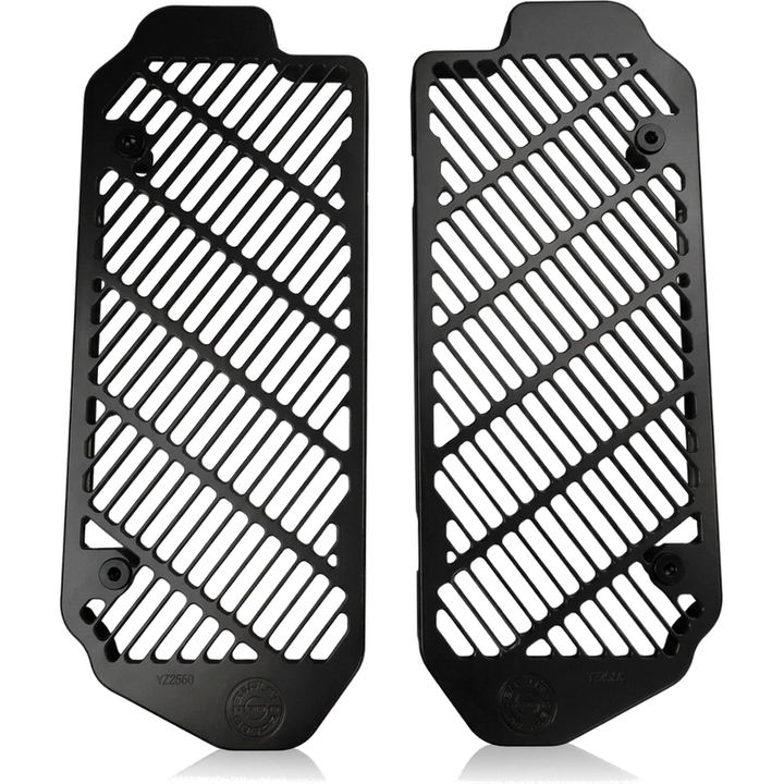 BPD Radiator Guards - Black | Yamaha YZ 2-Stroke Billet Aluminium Radiator Protection