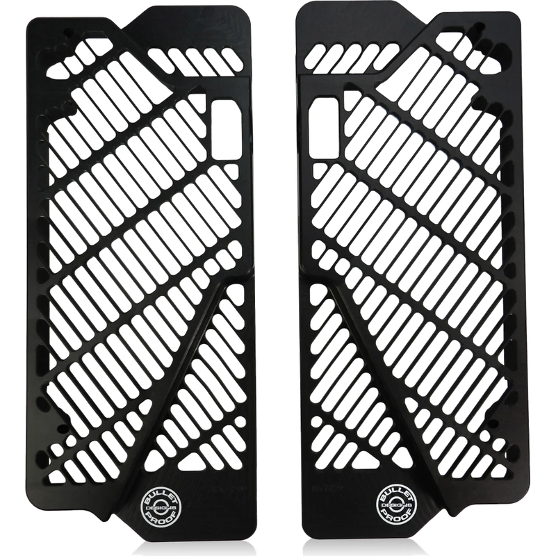 BPD Radiator Guards - Black | Yamaha YZF WR Billet Aluminium Radiator Protection