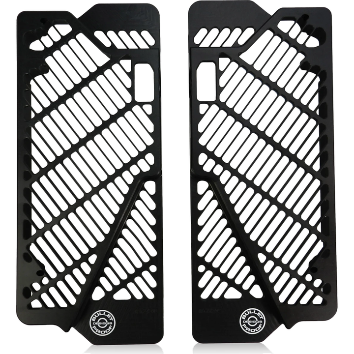 BPD Radiator Guards - Black | Yamaha YZF WR Billet Aluminium Radiator Protection